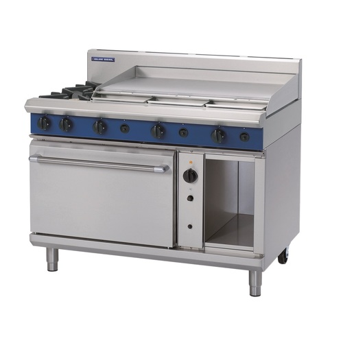 Blue Seal G58A - 2 Burner Gas Cooktop + 900mm Griddle with Convection Oven