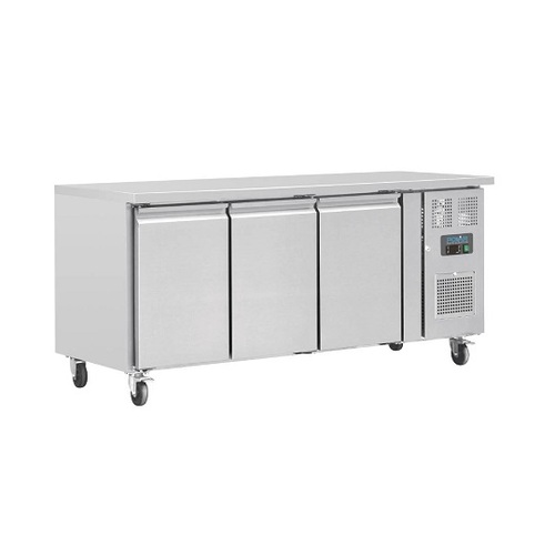 Polar G597-A U-Series 3 Door Counter Fridge 417Ltr