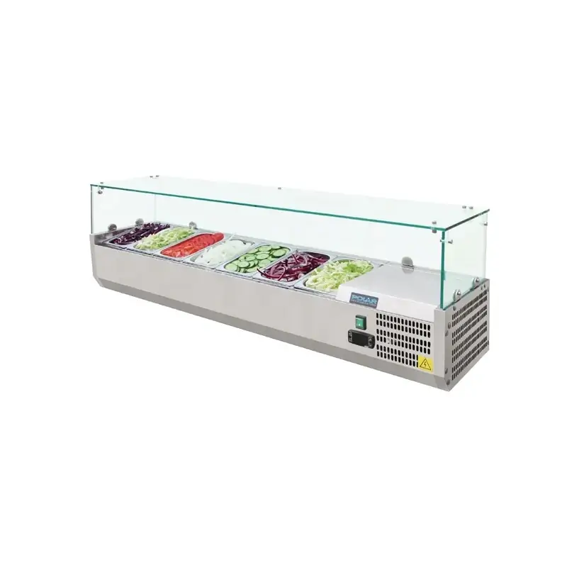 Polar G609-A G-Series Countertop Prep Fridge 7x 1/4 GN