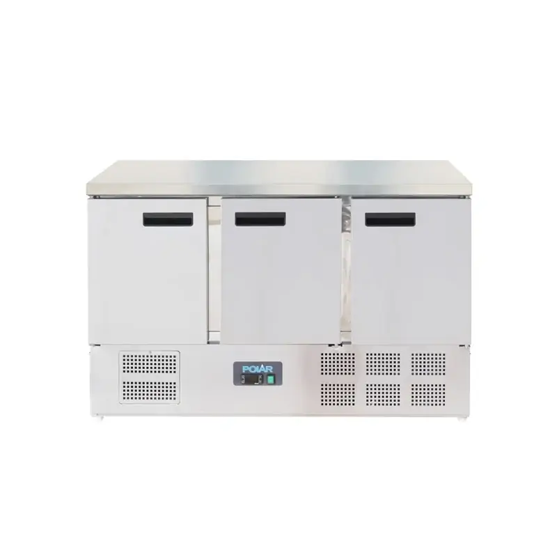 Polar G622-A G-Series Triple Door Counter Fridge 368Ltr