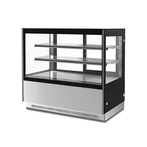 Bonvue GAN-1500RF2 - Square Glass Cake Display 2 Tier  - 1500mm Wide 