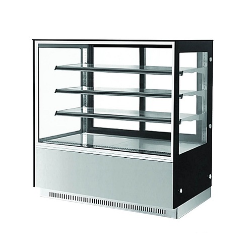 Bonvue GAN-1500RF3 - Square Glass Cake Display 3 Tier - 1500mm Wide 