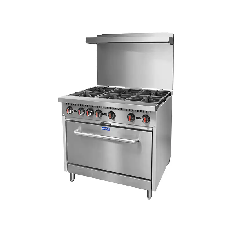 Gasmax GBS6TS - 6 Burner With Oven Flame Failure