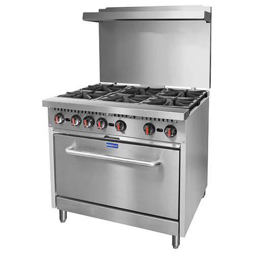 Gasmax GBS6TSLPG - 6 Burner With Oven Flame Failure