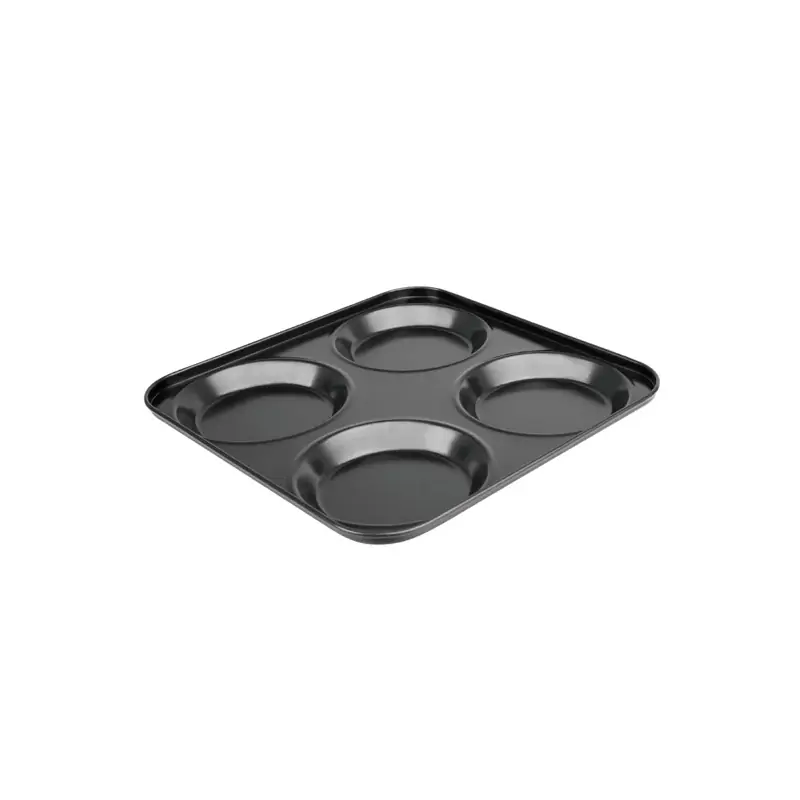 Vogue Non Stick Yorkshire Pudding Tray 4 Cup 235x235x23mm