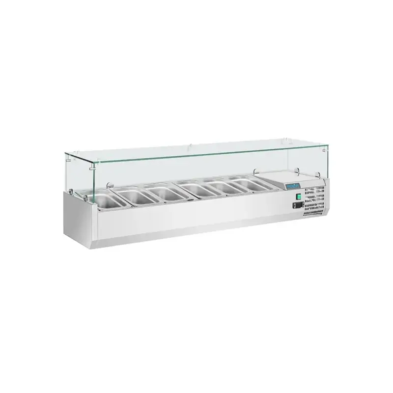 Polar GD876-A G-Series Countertop Prep Fridge 5x 1/3 GN & 1x 1/2 GN