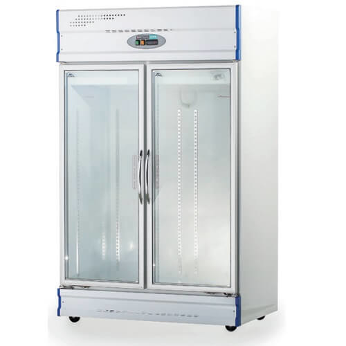 Anvil GDJ1261 Double Glass Door Freezer