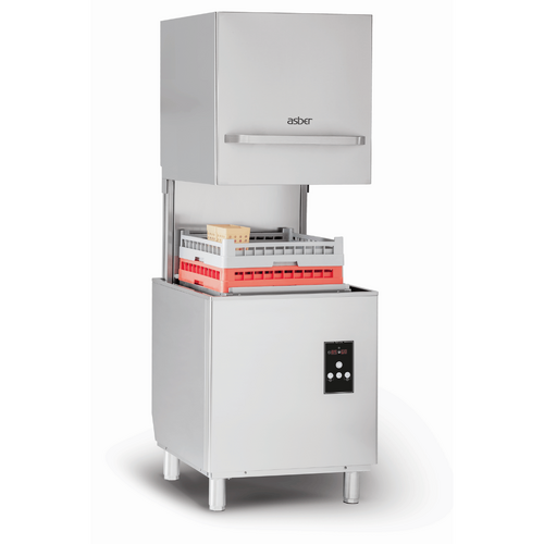 Asber GE-H500DD - Asber Tech Line Pass-through Hood Type Dishwasher