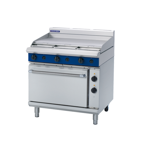 Blue Seal GE506A - 900mm Gas Griddle with Electric Static Oven