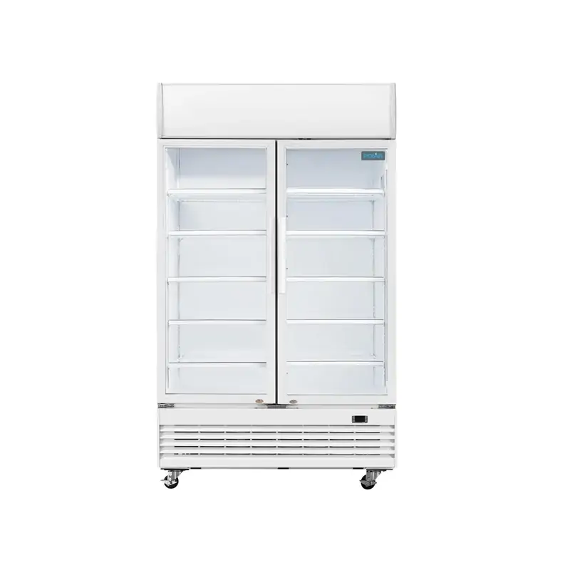 Polar GE580-A G-Series Hinged Door Upright Display Cooler/Fridge with Light Box 950Ltr