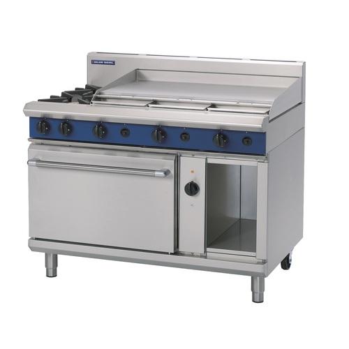 Blue Seal GE58A - 2 Burner Gas Cooktop + 900mm Griddle with Electric Convection Oven