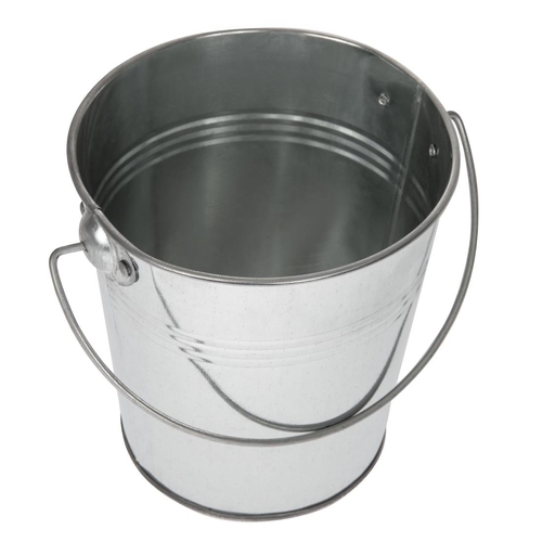 Round Galvanised Bucket - 132x135mm