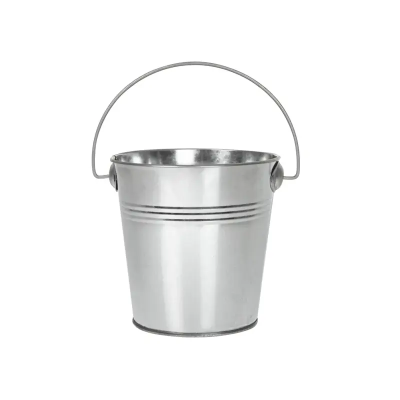 Round Galvanised Bucket 132x135mm
