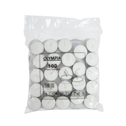 Olympia 4 hour Tealights (Bag of 100)