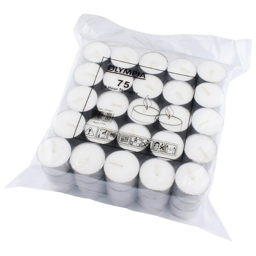 Olympia 8 hour Tealights (Bag of 75)