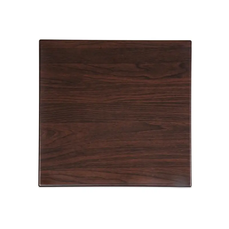 Bolero Square Table Top Dark Brown 600mm