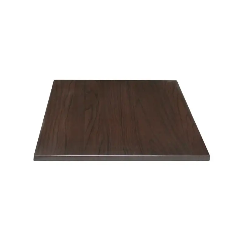 Bolero Square Table Top Dark Brown 700mm