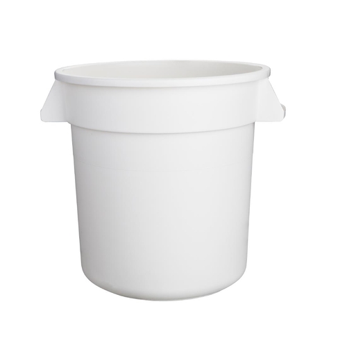 Vogue Round Container Bin White 76Ltr
