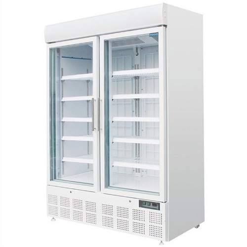 Polar GH507-A G-Series 2 Door Upright Display Freezer 920Ltr White