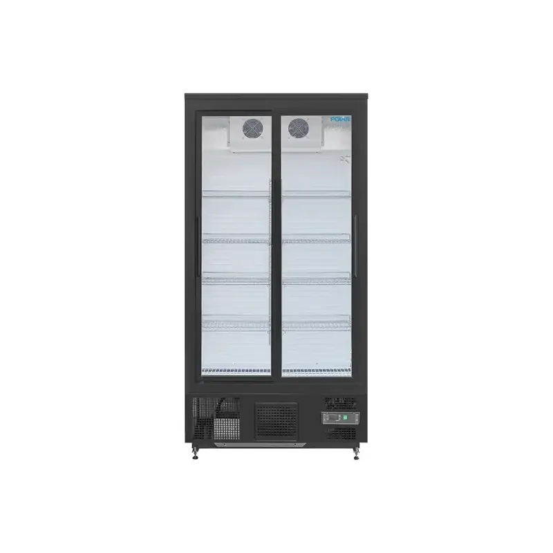 Polar GJ448-A G-Series Upright Back Bar Cooler with Sliding Doors 490Ltr