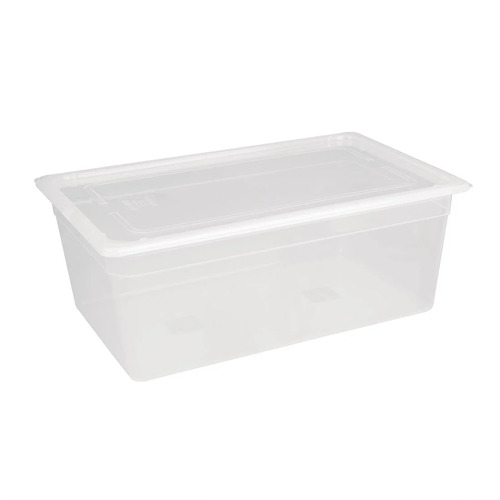Vogue Polypropylene 1/1 Gastronorm Tray 200mm 25.6Ltr (Box of 2)
