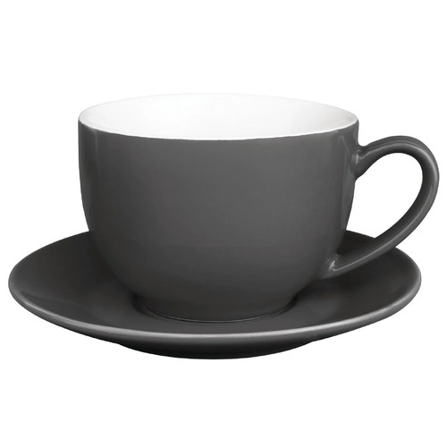 Olympia Cafe Cappuccino Cup Charcoal 340ml (Box of 12)