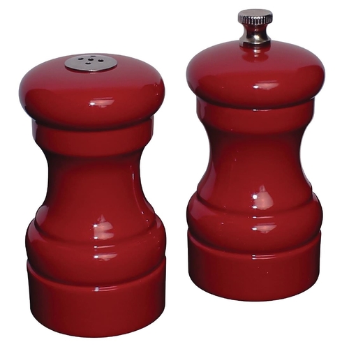 Olympia Salt & Pepper Set - 100x50mm Red 