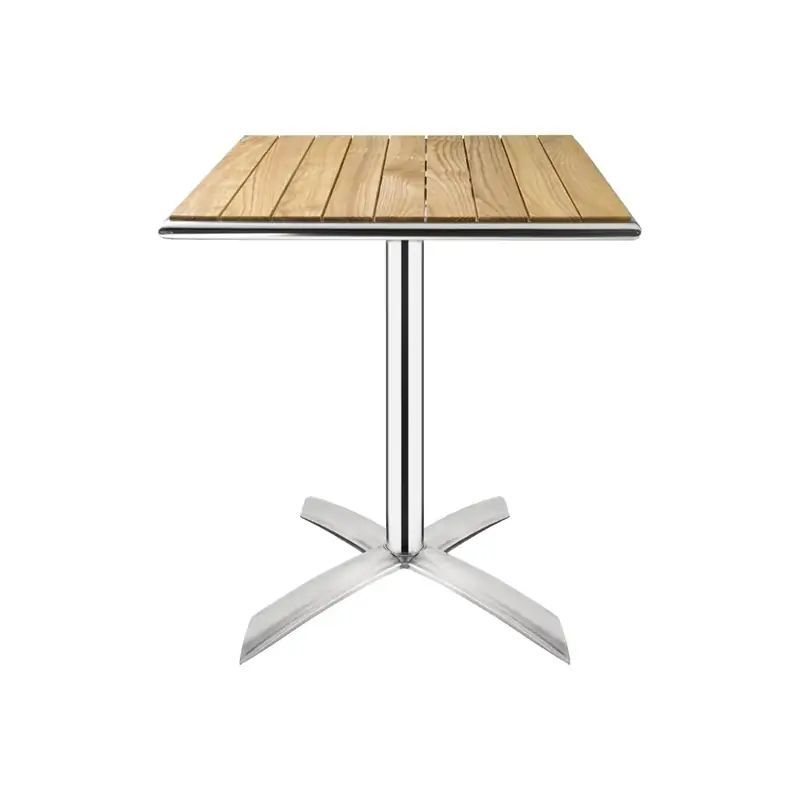 Bolero Ash Flip Top Square Bistro Table 600mm