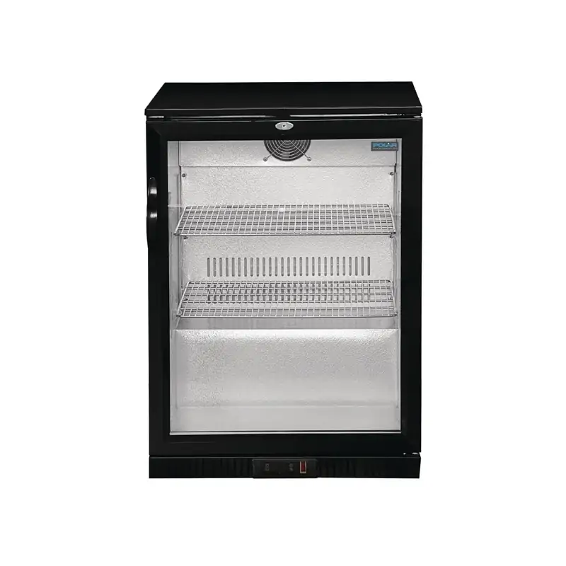 Polar GL001-A G-Series Counter Back Bar Cooler with Hinged Door 138Ltr