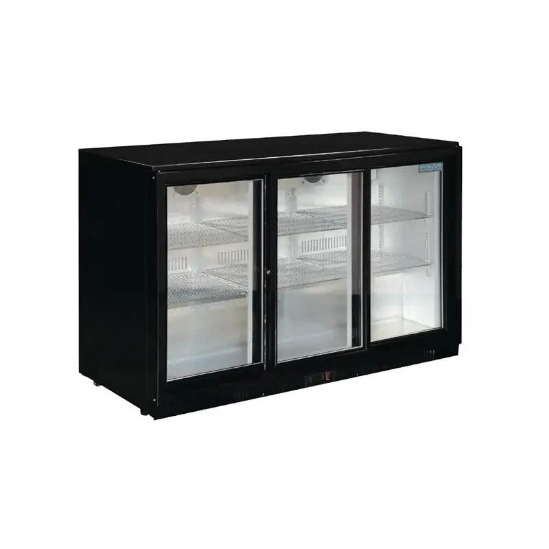 Polar GL006-A G-Series Counter Back Bar Cooler with Sliding Doors 330Ltr