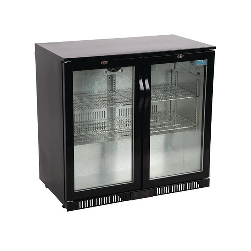 Polar GL012-A G-Series Under Counter Back Bar Cooler with Hinged Doors 198Ltr