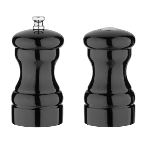 Olympia Salt & Pepper Set 100x50mm Black 