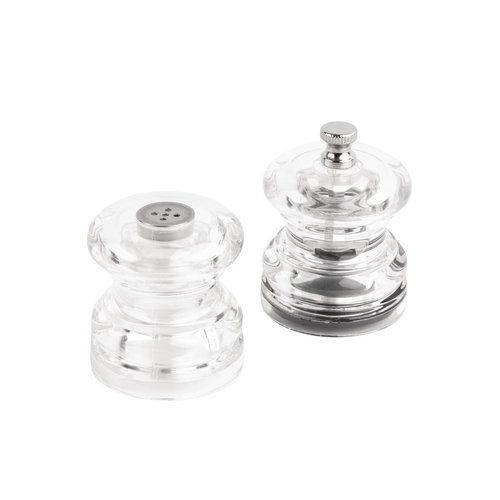 Olympia Miniature Salt and Pepper Set 65x50mm Clear 