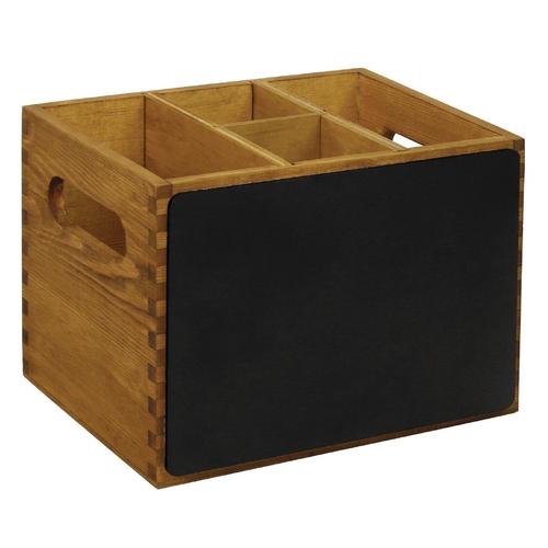 Olympia Utensil Holder with Chalkboard Side 150x210x150mm