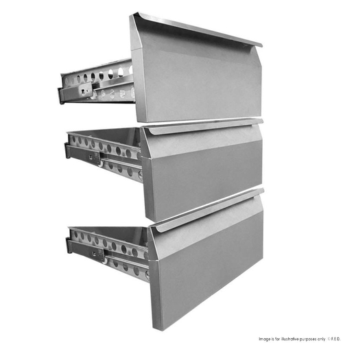 Thermaster GN-3DRAWER - Set 3 Drawers for GN Counter