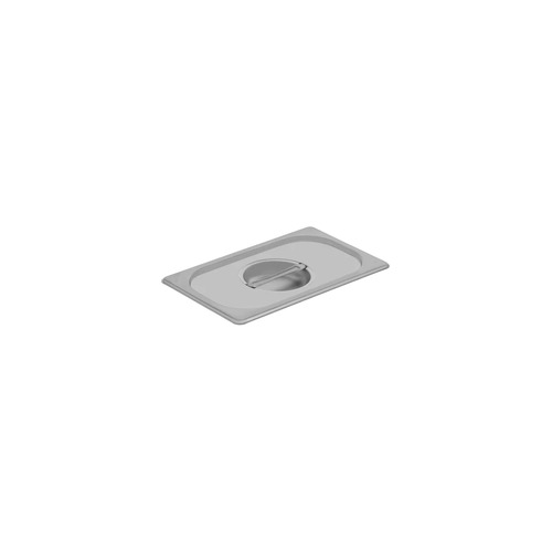 Chef Inox Gastronorm Steam Pan Cover - 18/10 1/4 Size