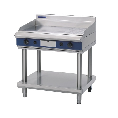 Blue Seal GP516-LS - 900mm Gas Griddle with Leg Stand