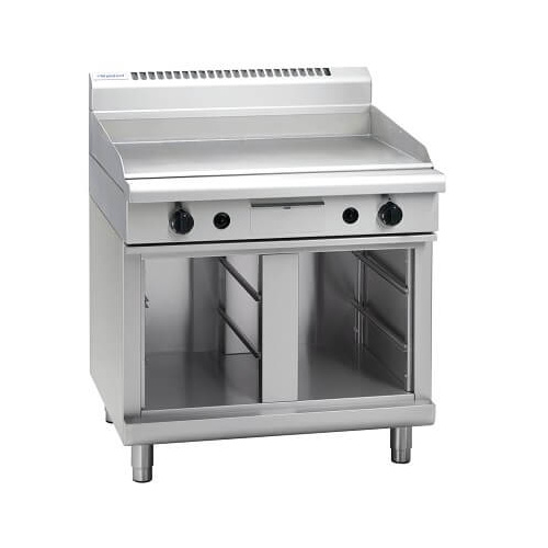 Waldorf GP8900G-CB - 900mm Gas Griddle with Cabinet Base 