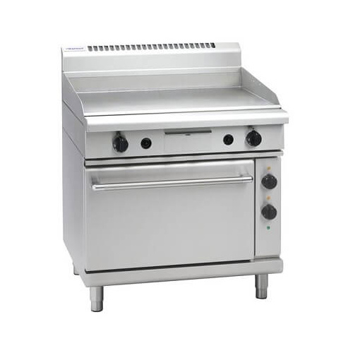 Waldorf GP8910GE - 900mm Gas Griddle with Electric Static Oven