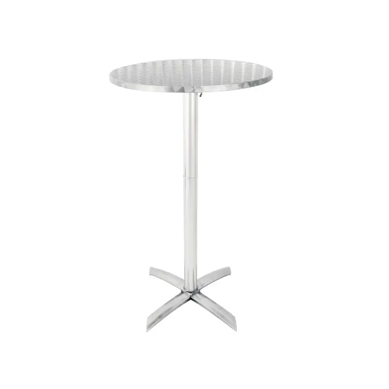 Bolero Flip Top Poseur Table Stainless Steel