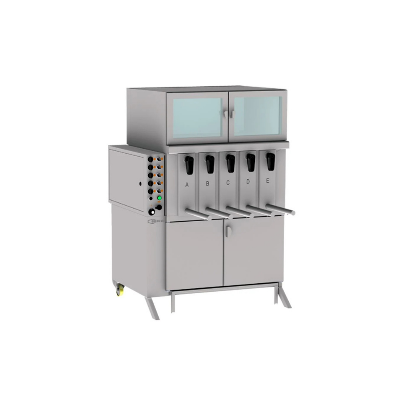 Gresilva GV5 5 Compartment Electric Vertical Grill System