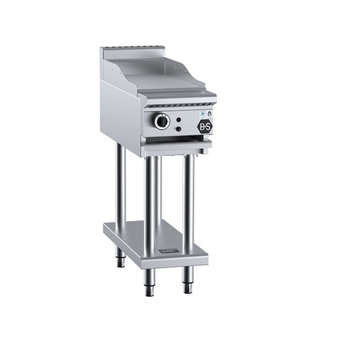 B+S Black GRP-3 Gas Grill Plate 300mm on Leg Stand