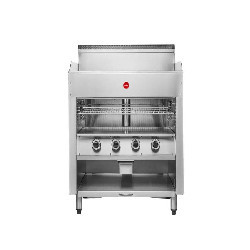Cookon GT-600 - Heavy Duty Gas Griddle with Toaster - 600mm
