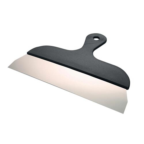 Stainless Steel Spatula with Black Polypropylene Handle - 270mm