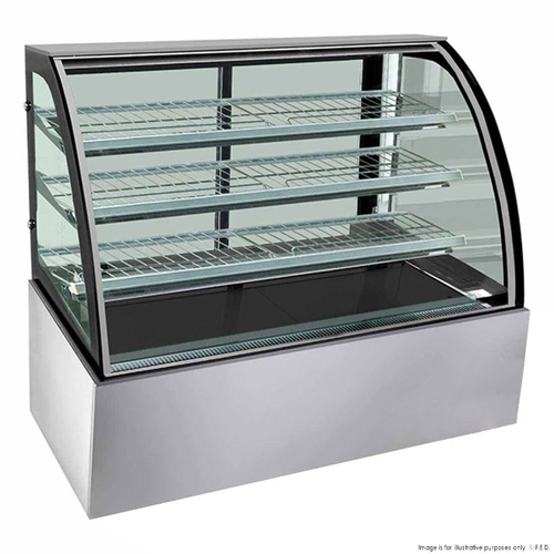 Bonvue H-SL840 - Curved Glass Hot Food Showcase - 430L