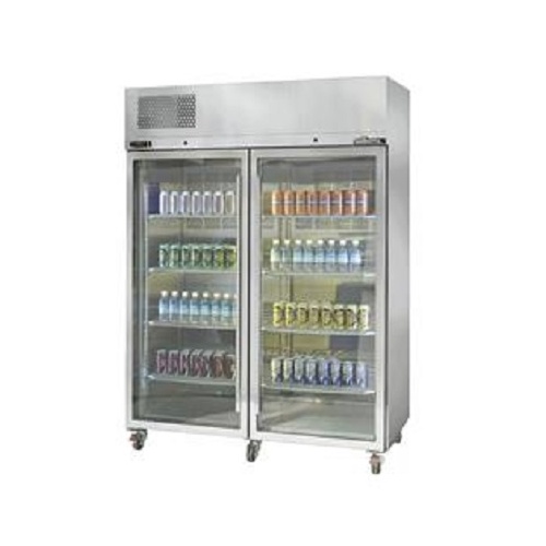 Williams HDS2GDSS Diamond Star Upright Fridge - Stainless Steel 2 Door