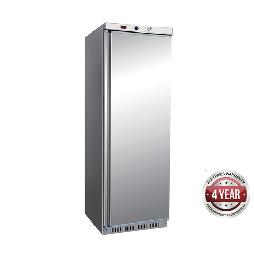 Thermaster HF400 S-S - 361L Single Solid Door Freezer 600 x 600 x 1850mm 