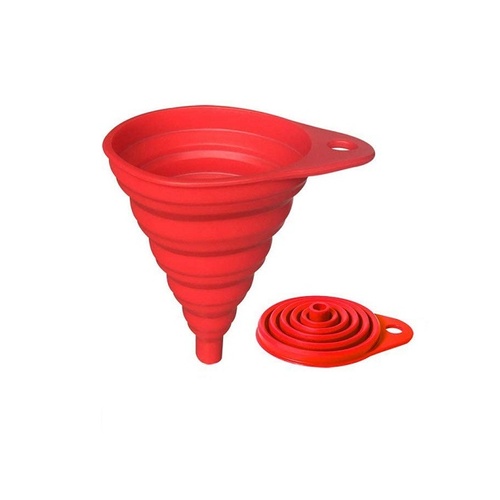 Silicone Funnel - Red