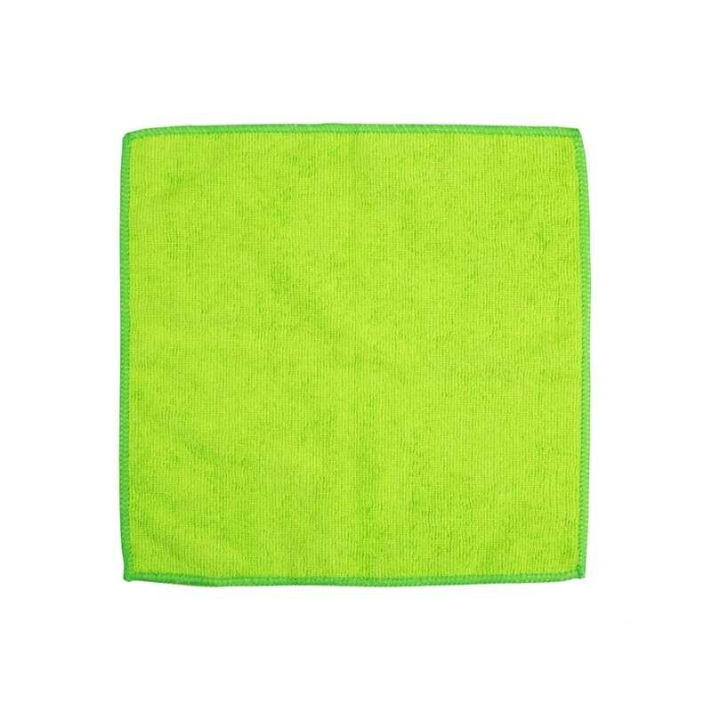 Jantex Microfibre Cloths Green 400X400mm (Pack of 5)