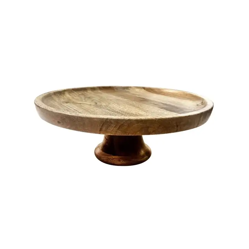 Olympia Cake Stand Mango Wood - 330x120mm